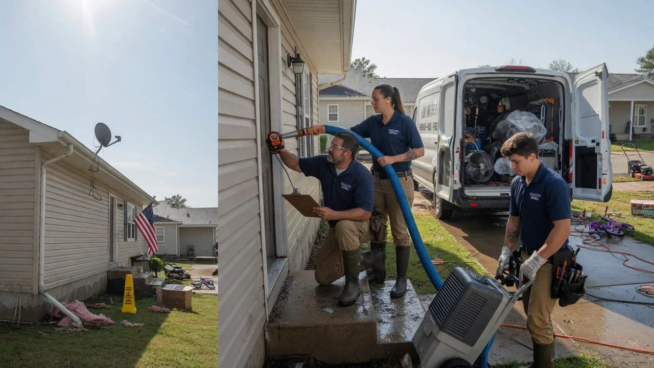 Ceiling Water Damage Restoration in Belview, MN near me